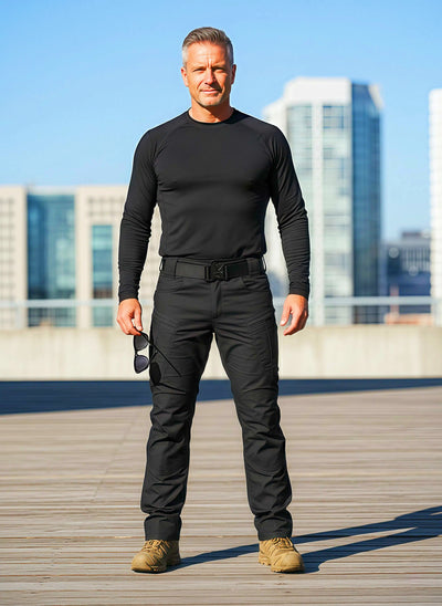 Men's Olive Green Tactical Cargo Pants | Heavy-Duty Work Pants with Adjustable Straps & Reinforced Pockets