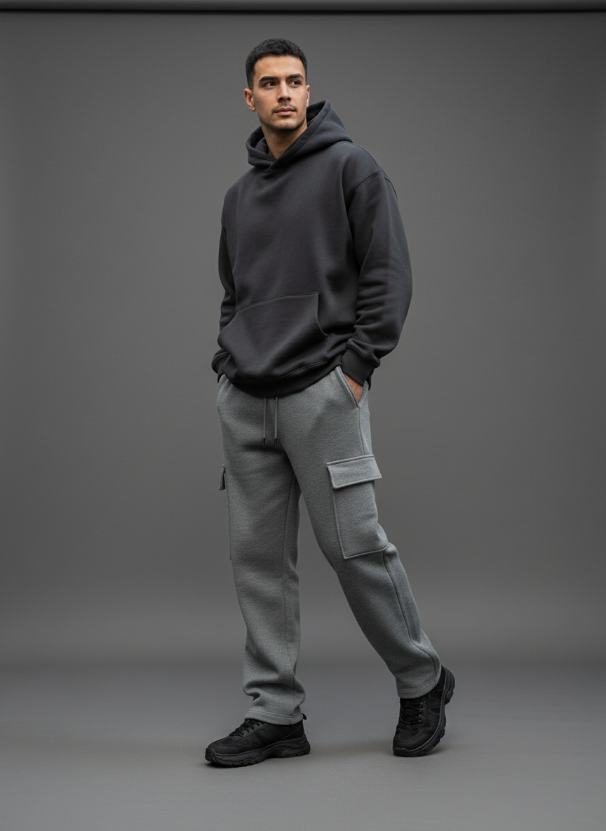 Men's Streetwear Cargo Joggers | Tapered Fit with Utility Pockets