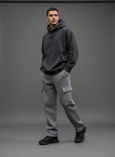 Men's Streetwear Cargo Joggers | Tapered Fit with Utility Pockets