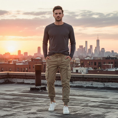 Men’s Cargo Pants – Comfortable, Versatile & Stylish Trousers with Pockets for Casual & Smart Outfits