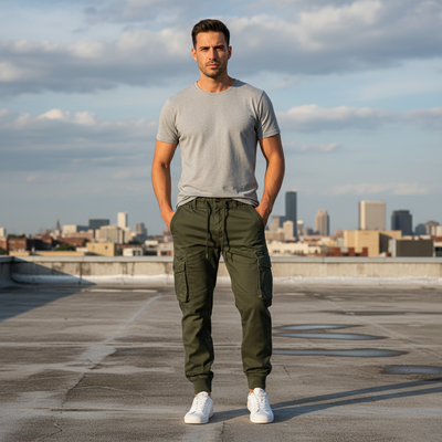 Men’s Cargo Pants – Comfortable, Versatile & Stylish Trousers with Pockets for Casual & Smart Outfits