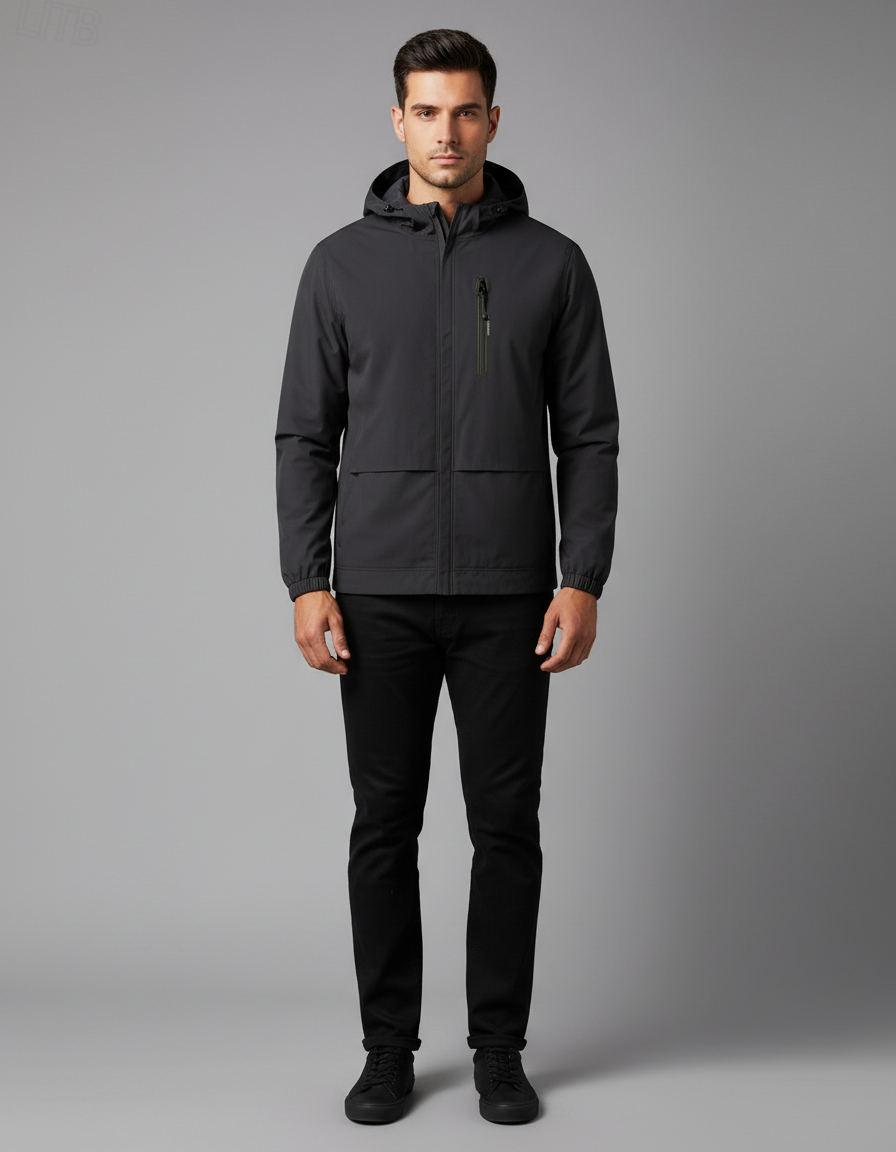 Men’s Waterproof Outdoor Jacket – Warm, Windproof & Versatile Jacket for Hiking, Cycling, and Daily Use